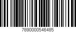 Código de barras (EAN, GTIN, SKU, ISBN): '7890000546485'