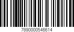 Código de barras (EAN, GTIN, SKU, ISBN): '7890000546614'