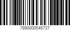 Código de barras (EAN, GTIN, SKU, ISBN): '7890000546737'