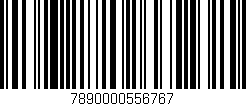 Código de barras (EAN, GTIN, SKU, ISBN): '7890000556767'