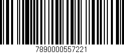 Código de barras (EAN, GTIN, SKU, ISBN): '7890000557221'