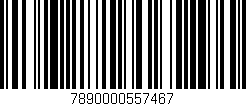 Código de barras (EAN, GTIN, SKU, ISBN): '7890000557467'