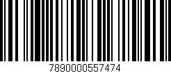 Código de barras (EAN, GTIN, SKU, ISBN): '7890000557474'
