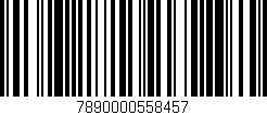 Código de barras (EAN, GTIN, SKU, ISBN): '7890000558457'