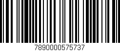 Código de barras (EAN, GTIN, SKU, ISBN): '7890000575737'