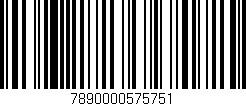 Código de barras (EAN, GTIN, SKU, ISBN): '7890000575751'