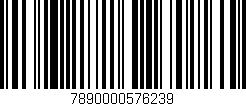 Código de barras (EAN, GTIN, SKU, ISBN): '7890000576239'