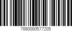 Código de barras (EAN, GTIN, SKU, ISBN): '7890000577205'