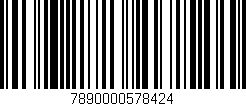 Código de barras (EAN, GTIN, SKU, ISBN): '7890000578424'