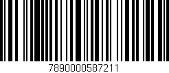 Código de barras (EAN, GTIN, SKU, ISBN): '7890000587211'