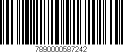 Código de barras (EAN, GTIN, SKU, ISBN): '7890000587242'