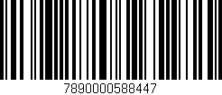 Código de barras (EAN, GTIN, SKU, ISBN): '7890000588447'