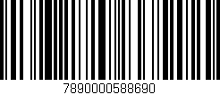 Código de barras (EAN, GTIN, SKU, ISBN): '7890000588690'