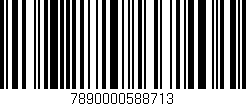 Código de barras (EAN, GTIN, SKU, ISBN): '7890000588713'