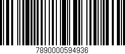 Código de barras (EAN, GTIN, SKU, ISBN): '7890000594936'
