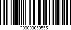 Código de barras (EAN, GTIN, SKU, ISBN): '7890000595551'