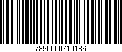 Código de barras (EAN, GTIN, SKU, ISBN): '7890000719186'