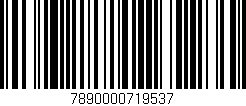Código de barras (EAN, GTIN, SKU, ISBN): '7890000719537'