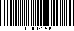 Código de barras (EAN, GTIN, SKU, ISBN): '7890000719599'