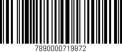 Código de barras (EAN, GTIN, SKU, ISBN): '7890000719872'
