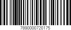 Código de barras (EAN, GTIN, SKU, ISBN): '7890000720175'