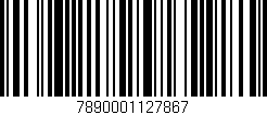 Código de barras (EAN, GTIN, SKU, ISBN): '7890001127867'