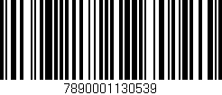 Código de barras (EAN, GTIN, SKU, ISBN): '7890001130539'