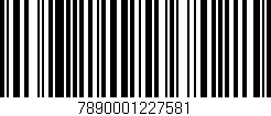 Código de barras (EAN, GTIN, SKU, ISBN): '7890001227581'