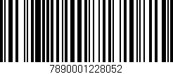 Código de barras (EAN, GTIN, SKU, ISBN): '7890001228052'