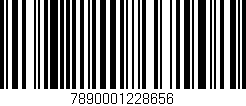 Código de barras (EAN, GTIN, SKU, ISBN): '7890001228656'