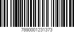 Código de barras (EAN, GTIN, SKU, ISBN): '7890001231373'