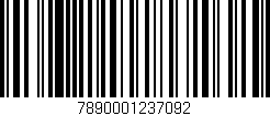 Código de barras (EAN, GTIN, SKU, ISBN): '7890001237092'