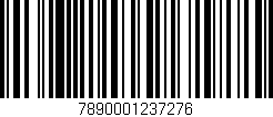 Código de barras (EAN, GTIN, SKU, ISBN): '7890001237276'