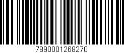 Código de barras (EAN, GTIN, SKU, ISBN): '7890001268270'