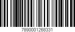 Código de barras (EAN, GTIN, SKU, ISBN): '7890001268331'