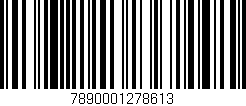 Código de barras (EAN, GTIN, SKU, ISBN): '7890001278613'