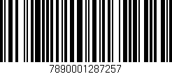 Código de barras (EAN, GTIN, SKU, ISBN): '7890001287257'