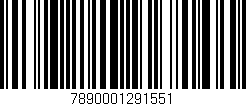 Código de barras (EAN, GTIN, SKU, ISBN): '7890001291551'