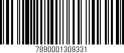 Código de barras (EAN, GTIN, SKU, ISBN): '7890001309331'
