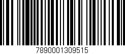 Código de barras (EAN, GTIN, SKU, ISBN): '7890001309515'