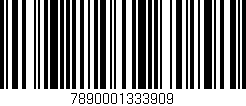 Código de barras (EAN, GTIN, SKU, ISBN): '7890001333909'