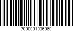 Código de barras (EAN, GTIN, SKU, ISBN): '7890001336368'