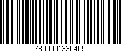 Código de barras (EAN, GTIN, SKU, ISBN): '7890001336405'