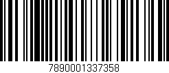 Código de barras (EAN, GTIN, SKU, ISBN): '7890001337358'