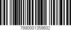 Código de barras (EAN, GTIN, SKU, ISBN): '7890001359602'