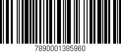 Código de barras (EAN, GTIN, SKU, ISBN): '7890001385960'
