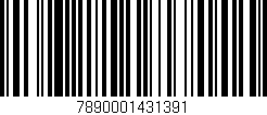 Código de barras (EAN, GTIN, SKU, ISBN): '7890001431391'