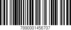 Código de barras (EAN, GTIN, SKU, ISBN): '7890001456707'