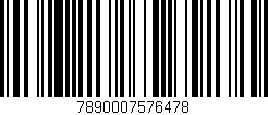 Código de barras (EAN, GTIN, SKU, ISBN): '7890007576478'