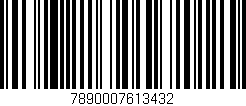 Código de barras (EAN, GTIN, SKU, ISBN): '7890007613432'
